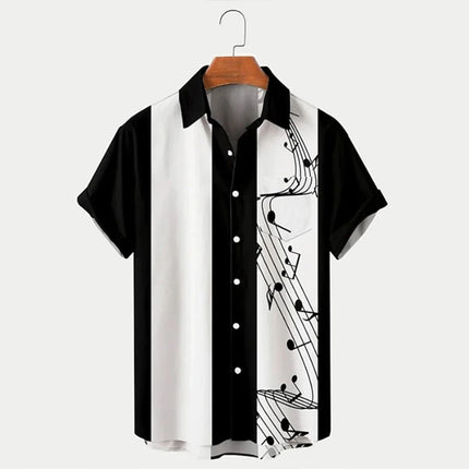 New arrival shirts men business beauty casual 3D printed short sleeve shirts party street vacation spring and summer lapel short
