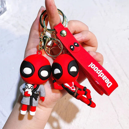 Deadpool & Wolverine Deadpool 3 Keychain Pendant Figure Doll Toy Cool Movie Doll Toy Model Figure Decoration Kid Birthday Gifts