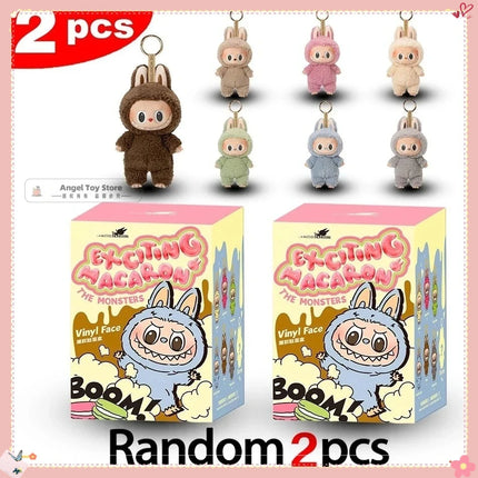 For Labubu V3 V2 Monsters Big Into Energy Series Vinyl Pendant Blind Box Figurine Tabletop Ornament Kawaii Doll Birthday Gifts