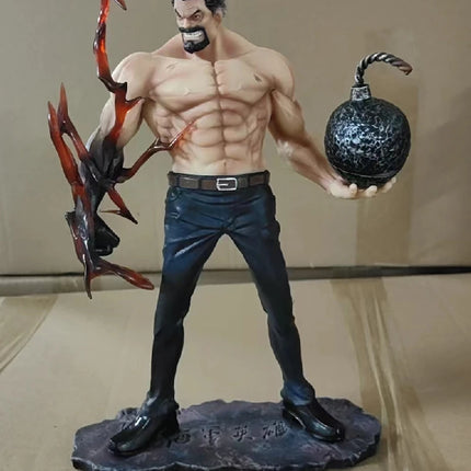 26cm Anime One Piece Figures Monkey D Garp Standing Posture GK Sculpture Scene Action Figurine PVC Ornament Toy Gift Model Decor