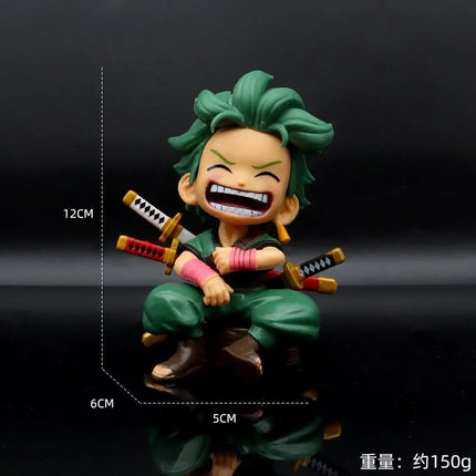 One Piece Handmade Model Anime Figure Character Series Surrounding Decorative Ornaments Roronoa Zoro Toy
