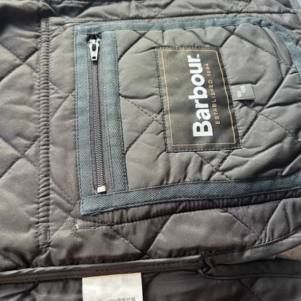 B@r Diamond Check Cotton Vest Black