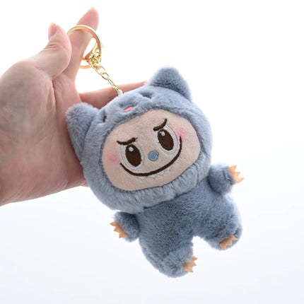 LABUBU New Monster Plush Key Chain Bag Decoration Accessories Plush Doll Bag Pendant Decoration Keychain Women Girls Gifts