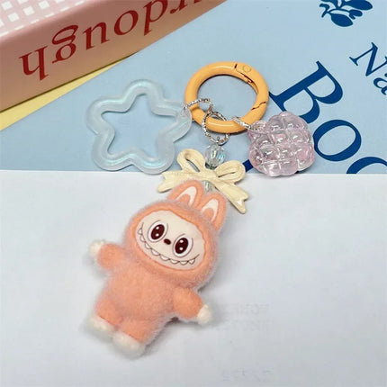 Cartoon 3.0 Labu Keychain Backpack Keyring Pendant Couple Pendant Students High Quality Key Ring Festivel Gifts