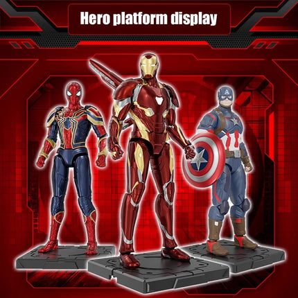New Fondjoy Iron Man MK50 Hulk Spider-Man Thanos 1/12 Assembled Model Action Figures Collect Ornaments Boy Toy Birthday Gifts