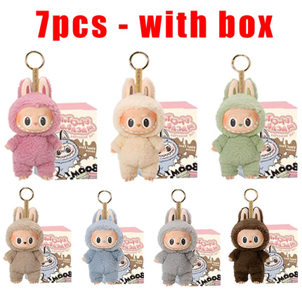 2025 In Stock Hot Anime Figure Labubu Have A Seat Series PVC Pendant Doll Model Monster Replica Keychain Kid Toys Birthday Gifts
