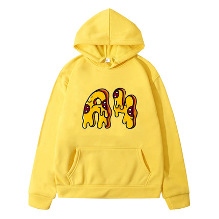 Пицца А4 Animation Hoodies Boys Sweatshirt with hood Влад a4 Бумага Casual Fleecing hoodie y2k sudadera kids clothes girls 7-12y