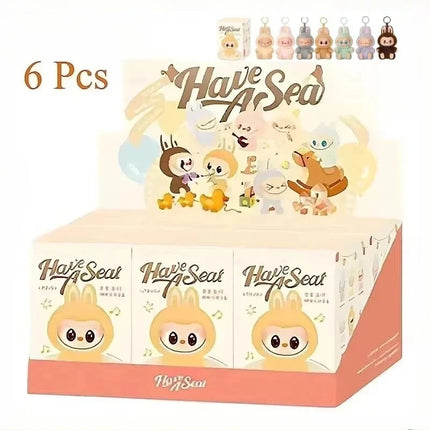 Labubu Exciting Blind Box Action Anime Figures 17cm Cute Mysterious Box Pvc Doll And Hobbies Ornaments Monsters Vinyl Face Doll