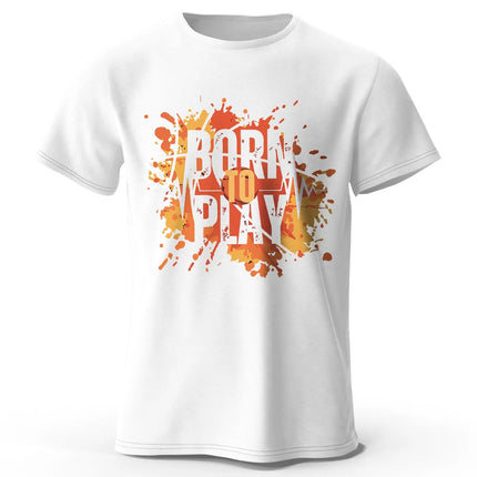 Bron To Play Men's Printed T-Shirt 100% Cotton Oversized Street Graphic Tees for Men Women Summer Tops