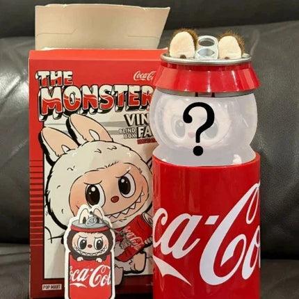 New 3.0 Labubu Monster Coca-Cola Series Vinyl Doll Labubu Action Figure Keychain Toys Childrens Holiday Surprise Gifts