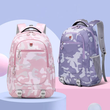 Large Capacity Travel Backpack for Women Waterproof Fashion 17 Inch Laptop Backpacks for Girls Children Schoolbags Male Mochila