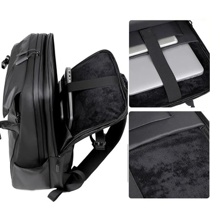 Waterproof Travel Backpack for Airplane Large Capacity Leisure Backpack for Motorcycle Helmet 15 Inch Laptop Backpack for Men