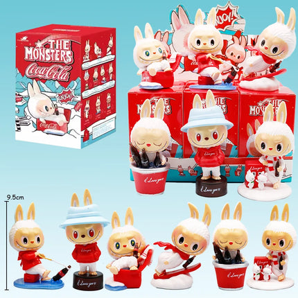In Stock New The Monsters Canvas Series Blind Box Labubu Toy Figurines Desktop Ornaments Exquisite Peripherals Gifts