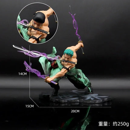 One Piece Handmade Model Anime Figure Character Series Surrounding Decorative Ornaments Roronoa Zoro Toy