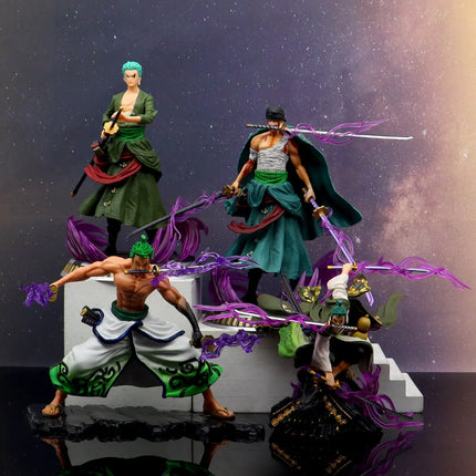 One Piece Handmade Model Anime Figure Character Series Surrounding Decorative Ornaments Roronoa Zoro Toy