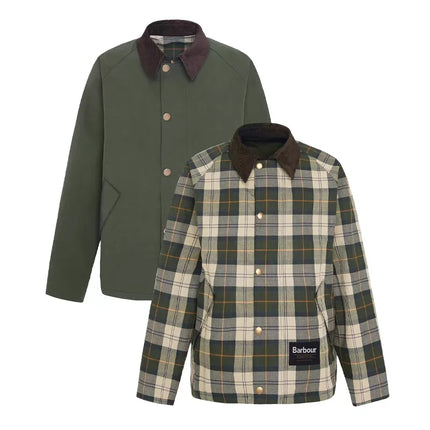 B@r Transporter OS Classic Plaid Men's And Women's Waxless Jacket Short On Both Sides