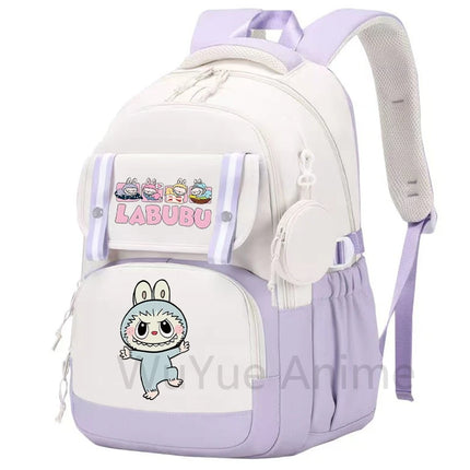 Cute Printed Backpack Teenager Student Girl Boy Knapsack Large Capacity Waterproof Casual Bag Coin Purse Women Laptop Travel Bag