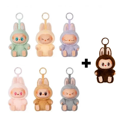15cm Kawaii LABUBU second generation high quality Macaron Bubble series vinyl doll holiday gift