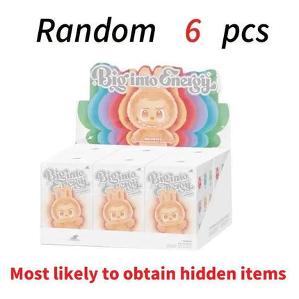 17CM la bubu V3 Blind Box Keychain Backpack Decoration Kawaii Kid Anime Figurine Toys Surprise Christmas Gift Mystery Box