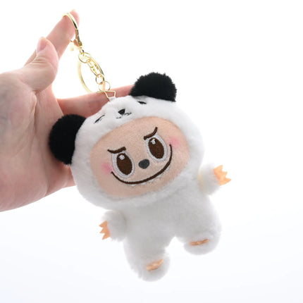 LABUBU New Monster Plush Key Chain Bag Decoration Accessories Plush Doll Bag Pendant Decoration Keychain Women Girls Gifts