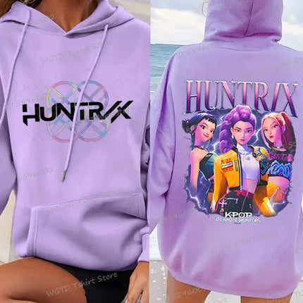 Kpop Demon Hunters Kids Clothes 2025 Hot Movie Print Men Women Fashion Casual Hoodies Anime Lovers Gift Cool Girls Hooded Shirt