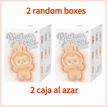 High Quality Macaron The Monsters Labubu Sitting Party Vinyl Plush Blind Box Decorative Surprise Box Doll Collection Gift