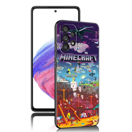 Hot My Mini World Game Phone Case For Samsung A13 A15 A22 A24 A32 4G A33 A34 A35 A52S A53 A54 A55 A73 5G A12 A14 A23 A51 A72
