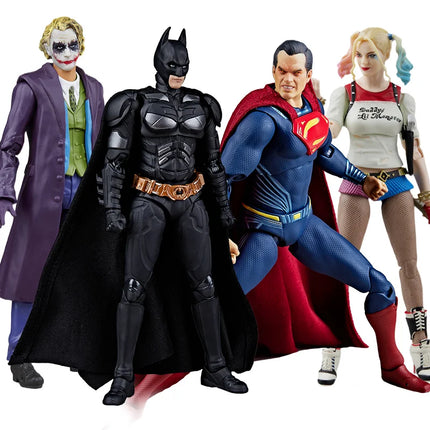 DC Originals Justice League Figure Superman Batman Wonder Woman Aquaman Mera Anime Figures Collectble Models Toys Gift
