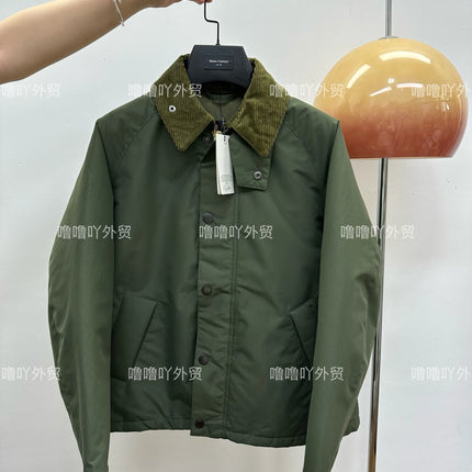 B@r Transport Corduroy Lapel Wax Free Jacket Cotton Loose Jacket Men's And Women's