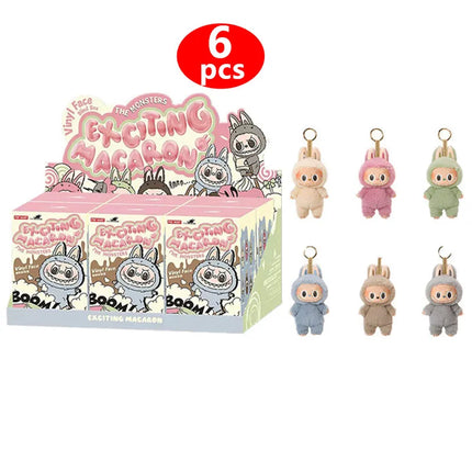 Blind Popmart Labubu Box The Monsters Lisa Seme Heart Macarrr Vinyl Base Series Trendy Toy Decorations Birthday Gifts