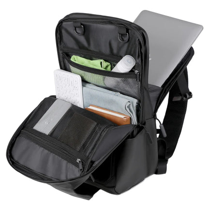 Waterproof Travel Backpack for Airplane Large Capacity Leisure Backpack for Motorcycle Helmet 15 Inch Laptop Backpack for Men