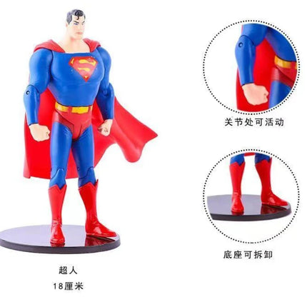 Superman 18cm Action Figure Doll Toys Model Garage Kit Cyber Superman McFarlan Toys Dark Knight Superman