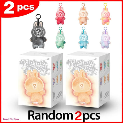 The Monster Heartbeat Macaron Series Blind Box Vinyl Pendant Cute Doll Model Toy Keychain Mysterious Surprise Box Birthday Gift