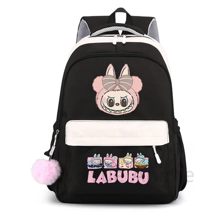 Cute Cartoon Printed Backpack Student Kid Schoolbag Women Large Capacity Waterproof Bookbag Kid Birthday Gift Travel Bag Mochila