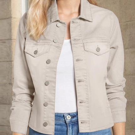 ZANZEA Women Daily Outerwear Long Sleeve Work Wear Casual Solid Color Coats Button Up 2025 Spring Turn-down Collar Thin Jackets
