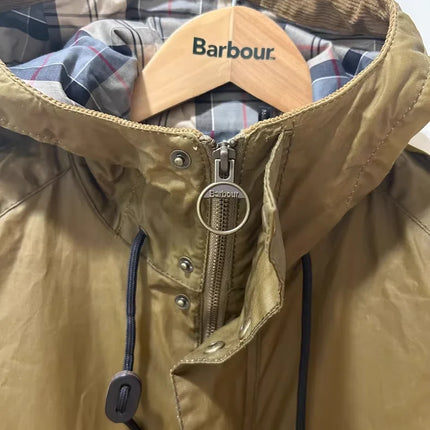 B@r Hooded Waxed Jacket. Lightweight Waxed