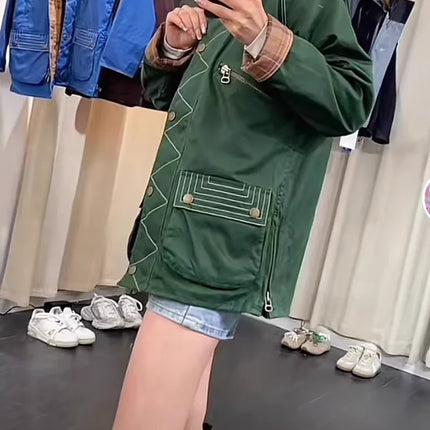 B@r Miss Zhong Co-branded Waxed Jacket For Women