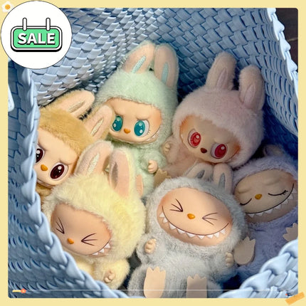 Cute 1abb Sit Party Series Surprise Blind Box Plush Vinyl Doll Replica Toy Keychain Collection Decoration Birthday Gift