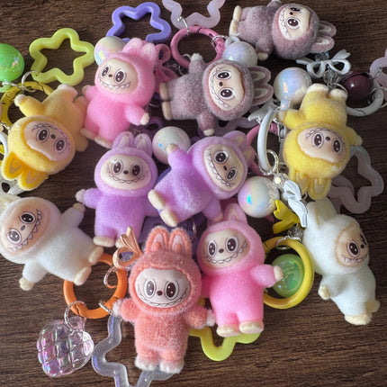 Cartoon 3.0 Labu Keychain Backpack Keyring Pendant Couple Pendant Students High Quality Key Ring Festivel Gifts