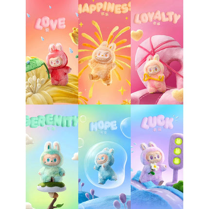 Labubu V3 The Monsters High Energy Ahead Series Vinyl Plush Bsg Pendant Blind Box Toys Macaroon Vinyl Plush Doll Cute Girl Gifts