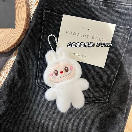 LABUBU New Monster Plush Key Chain Bag Decoration Accessories Plush Doll Bag Pendant Decoration Keychain Women Girls Gifts