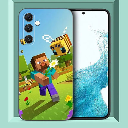 Hot My Mini World Game Phone Case For Samsung A13 A15 A22 A24 A32 4G A33 A34 A35 A52S A53 A54 A55 A73 5G A12 A14 A23 A51 A72