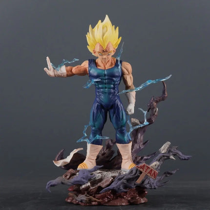 18.5cm Anime Dragon Ball Z Figure Majin Vegeta Action Figurine Gk Pvc Figures Collection Ornament Model Toys Christmas Gifts