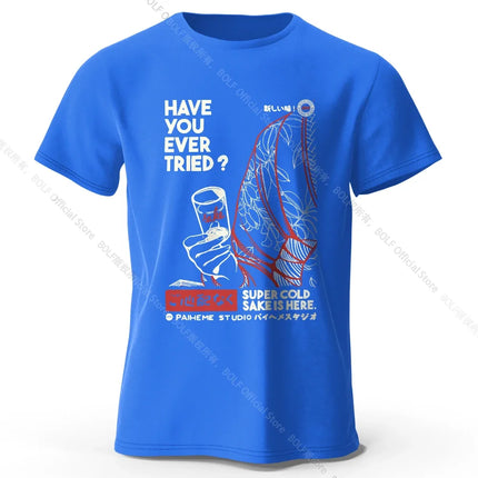 Hand-drawn Japanese Art T-shirt - Urban Kawaii Design for Men Women 100% Cotton Streetwear