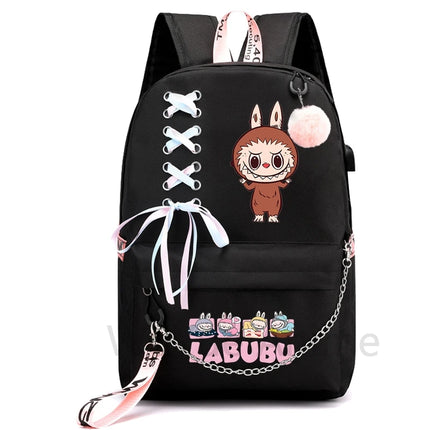 Cute cartoon Printed Backpack Large Capacity Waterproof Cartoon Bagpack Kawaii Student Schoolbag Women Travel Bag Kid Gift