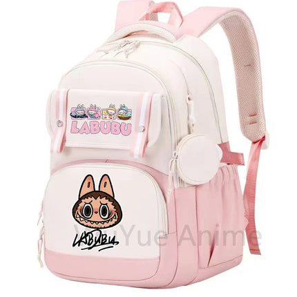 Cute Printed Backpack Teenager Student Shcoolbag Bookbag Knapsack Girl with Coin Purse Casual Bag Men Women Laptop Bag Mochila