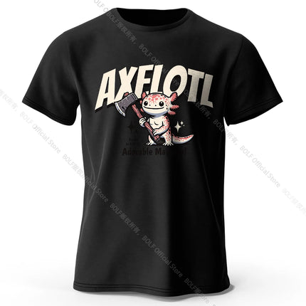 100% Cotton Playful Cartoon Animals Tee - Hand-drawn Adorable Creatures Design with Ultra Soft Fabric for Daily Casual