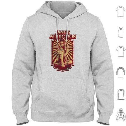 Janes Addiction Hoodie cotton Long Sleeve Crackerman Janes Addiction Janes Addiction Janes Addiction Sale Band Perry