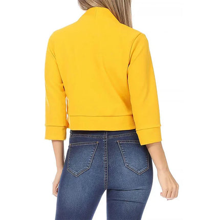 Women Fashion Long Sleeve Cardigan Casual Suit Jacket Spring Female Top Autumn Professional Wear Korean Coat S-5XL