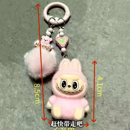 2025 New Keychain Kawaii Accessories Car Pendant Three-Dimensional Creative Diy Resin Heart Bag Accessories Desktop Ornaments